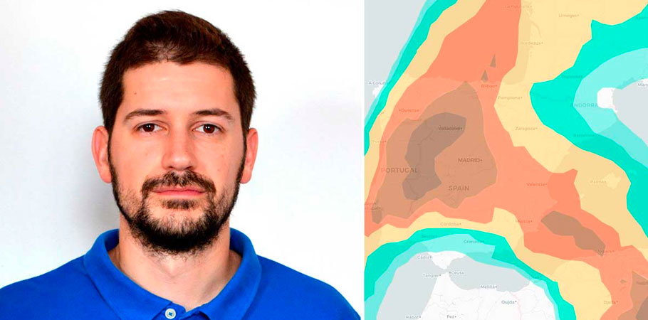 Miguel Castrillo, el ingeniero informático que ayuda a predecir el avance de la calima