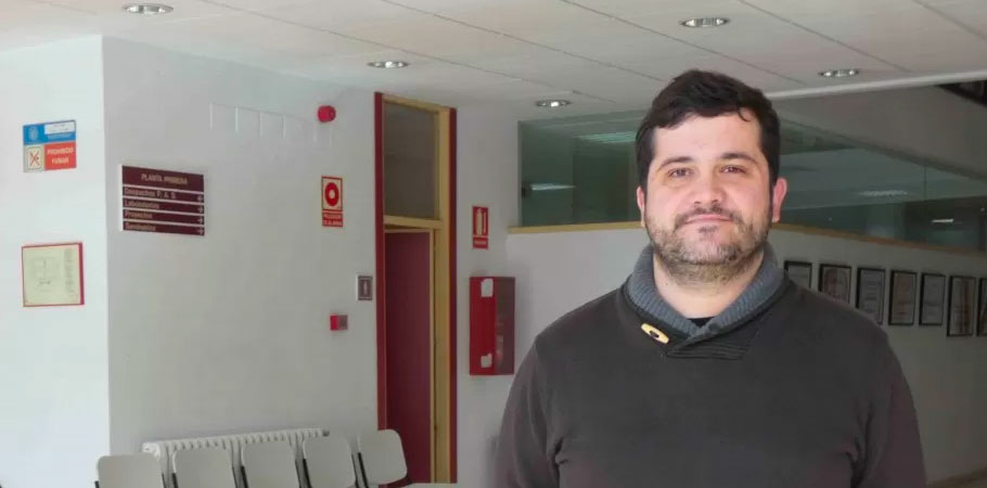 El profesor del departamento de Informática Jesús Gallardo, al frente de la Escuela Politécnica de Teruel