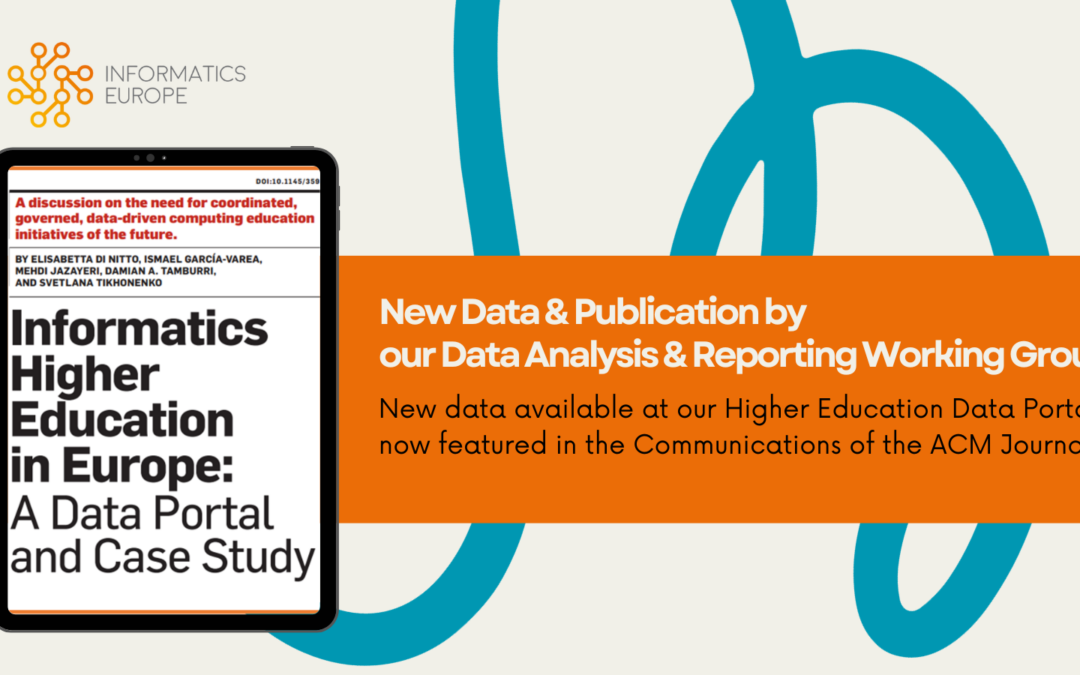 Actualización del Portal de datos de educación superior en informática de Informatics Europe