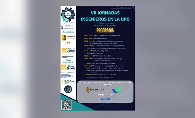 La Olavide de Sevilla acogió las VII Jornadas de Ingenieros para profesionales y «aficionados» a la tecnología