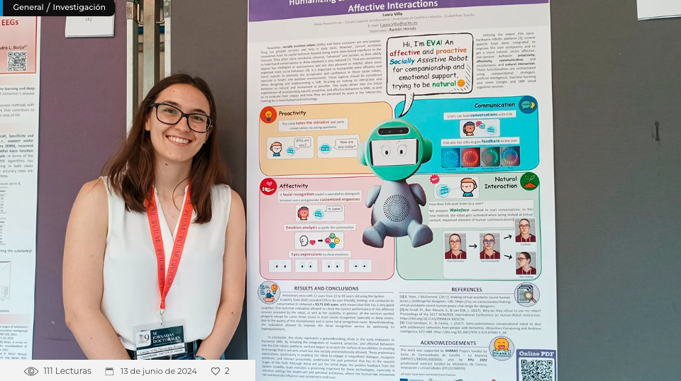 La ingeniera informática Laura Villa premio a la mejor comunicación científica en las XI Jornadas Doctorales