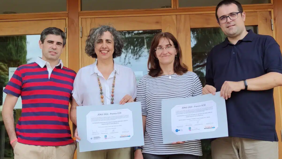 Profesorado de la Escuela de Informática UCLM Ciudad Real, premiado por un artículo sobre género y ética en las JENUI 24