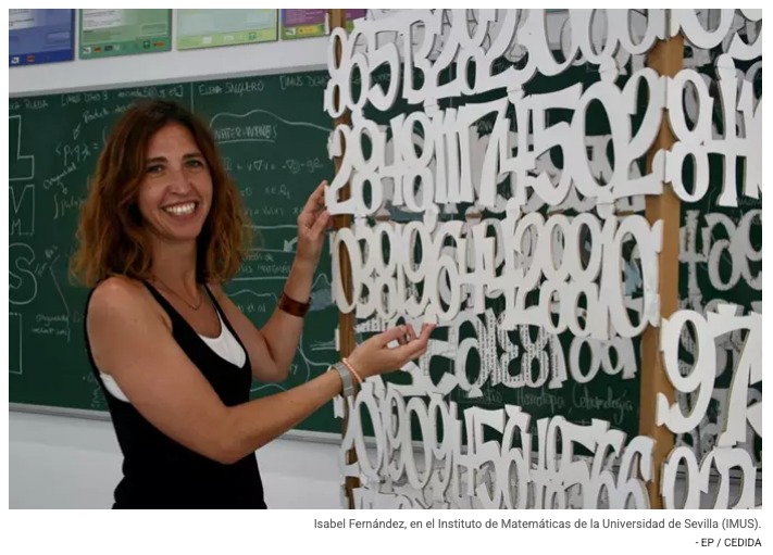 Isabel Fernández: “Las Matemáticas viven un momento dulce. Tenemos que estar muy orgullosos”