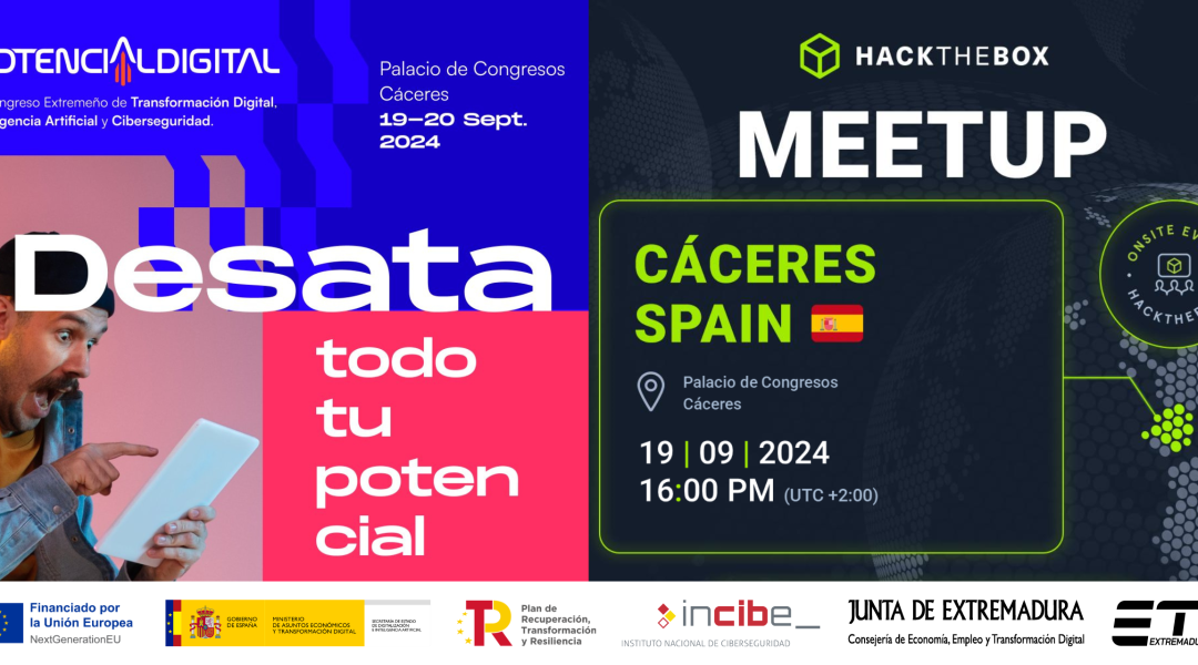 Galería de imágenes del HackTheBox Meetups @HTBCAceres