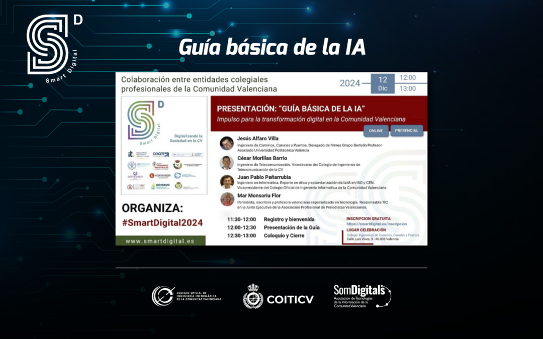 El COIICV presenta en Valencia la Guía Básica de la IA en colaboración con otros colegios profesionales