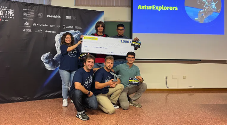 Un grupo asturiano, el único de la UE en ganar el «Hackathon» de la NASA: «Es una buena oportunidad para poner en valor el talento joven que hay en Asturias»