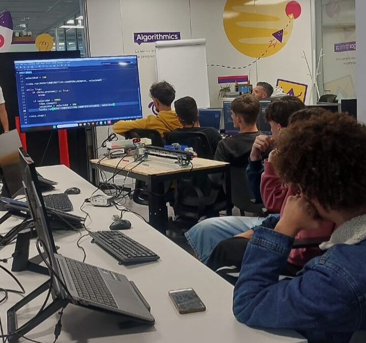 Participación de los estudiantes de CFGM en el proyecto Ciberlandia