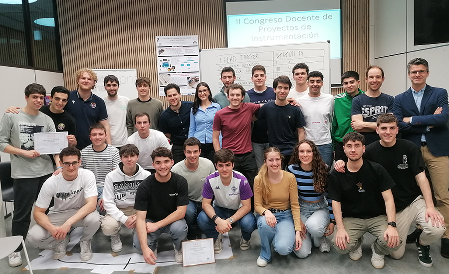 Estudiantes de Ingeniería de la UPNA desarrollan prototipos electrónicos para medir y controlar variables físicas