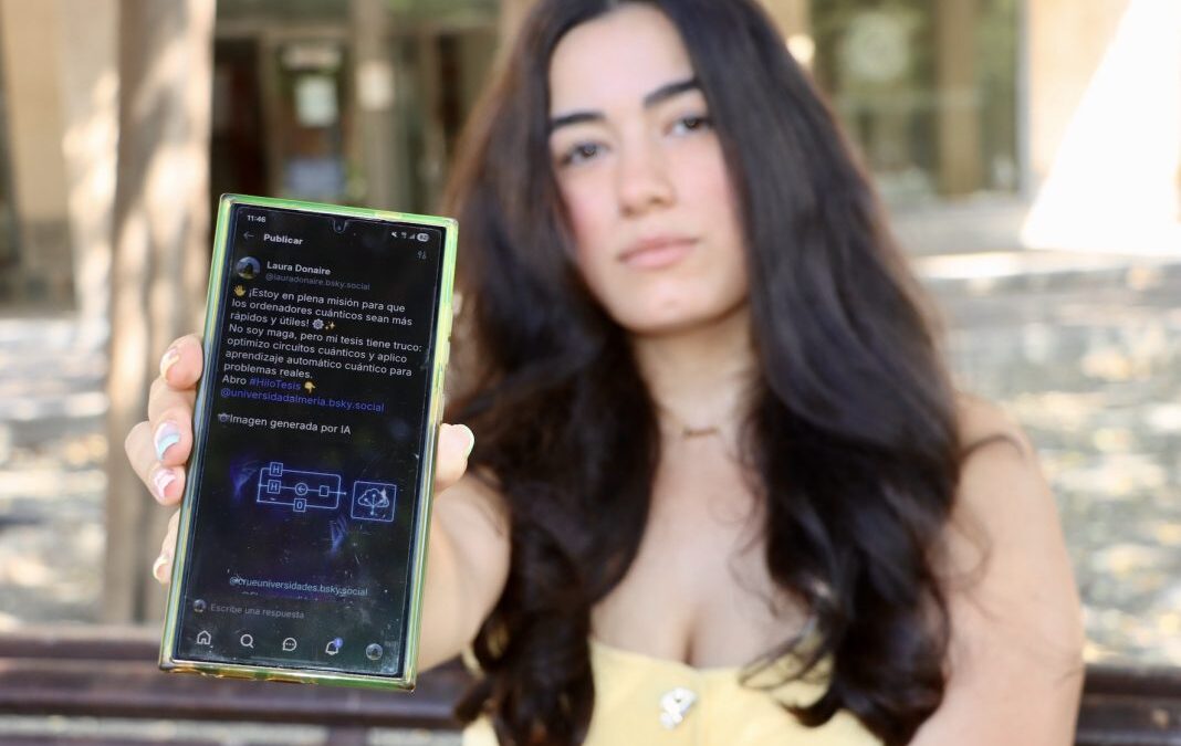 La computación cuántica para Medicina proyecta a Laura Donaire a la final de #HiloTesis representando a la UAL
