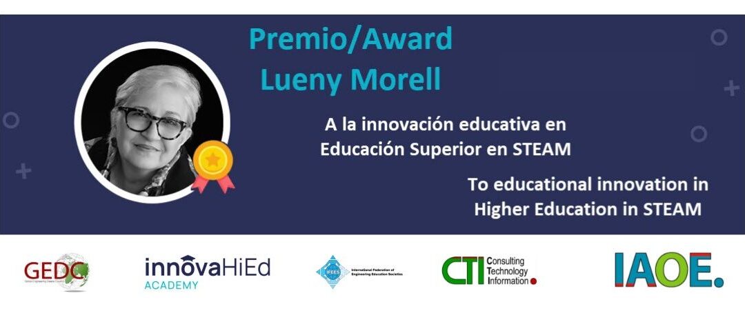 Abierta la convocatoria del Premio Lueny Morell 2026 a iniciativas de innovación educativa en STEAM