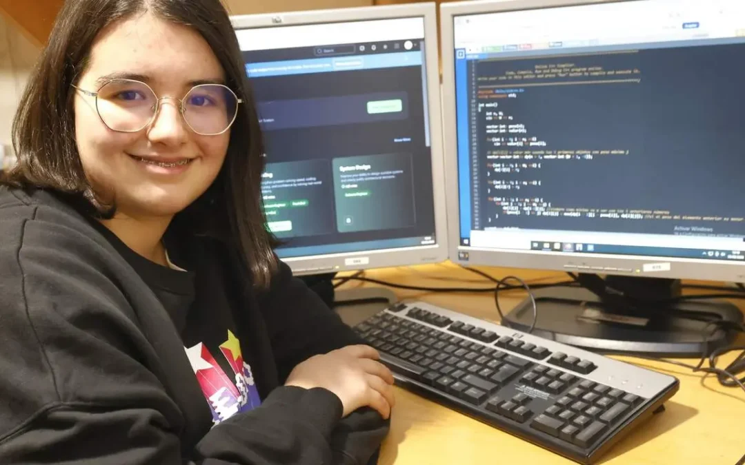 Olga Pérez, estudiante pontevedresa: «Necesitamos referentes en el ámbito tecnológico, nosotras seguimos siendo minoría»