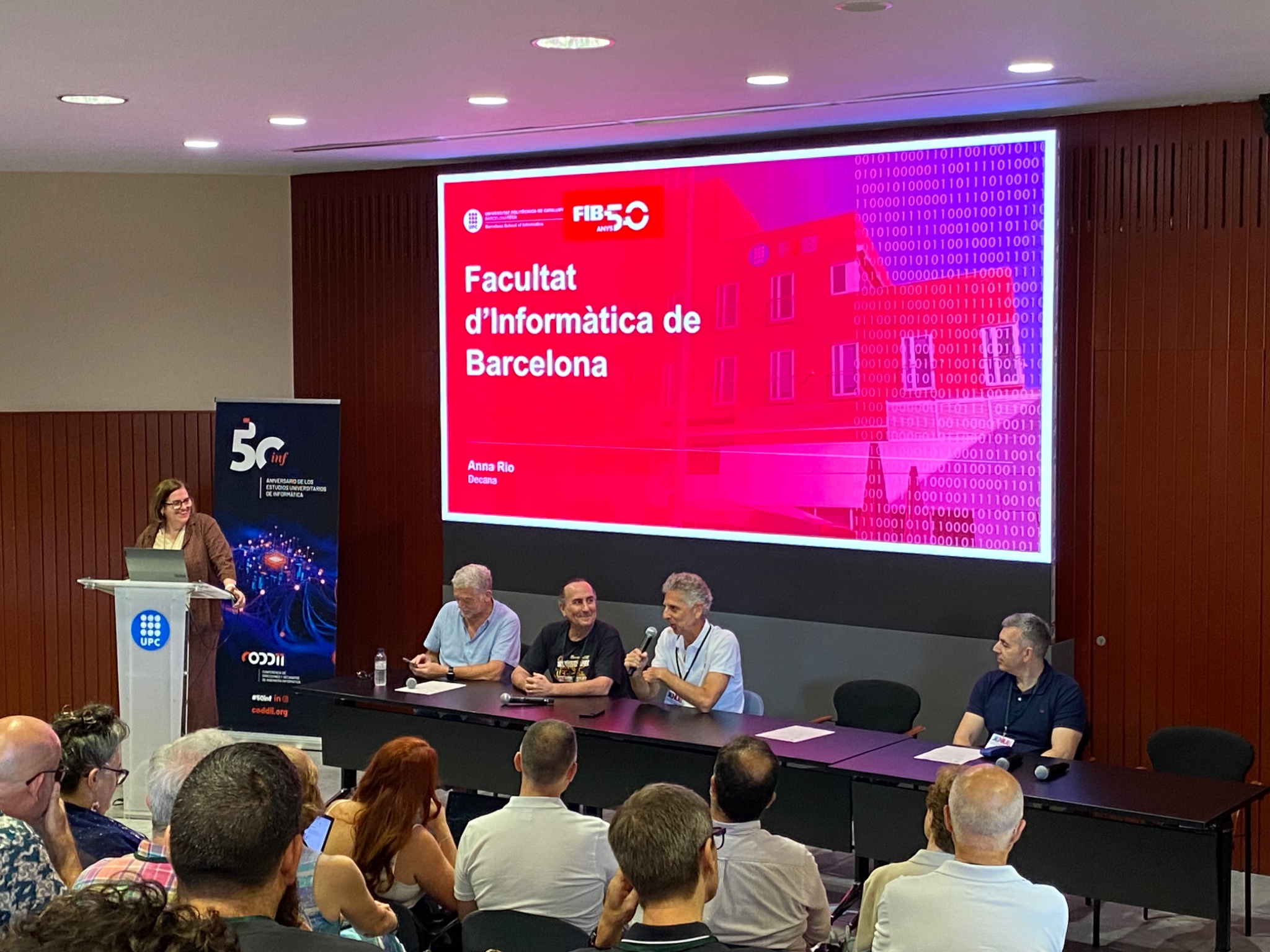CODDII celebra en Barcelona dos actividades vinculadas al 50 aniversario de los estudios universitarios de Informática en España